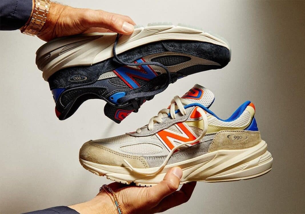 Ronnie Fieg, RO, New Balance 990v6, New Balance, KITH, 990v6 - Ronnie Fieg的Kith x New Balance 990v6系列，灵感源自尼克斯队和麦迪逊广场花园