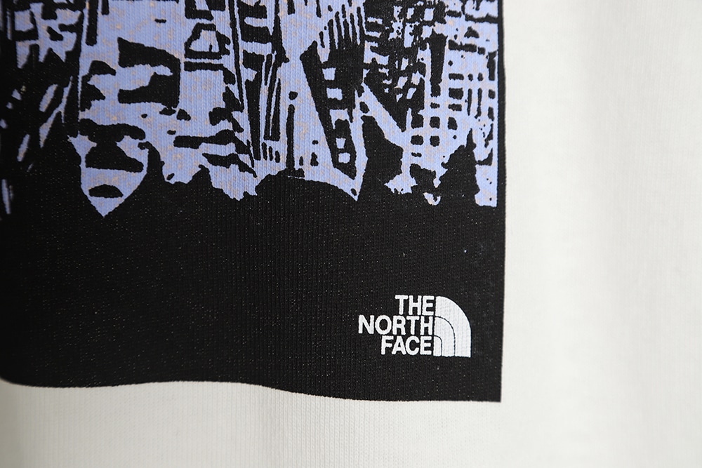 The North Face 紫色标签 5.5 印花风景短袖 T 恤