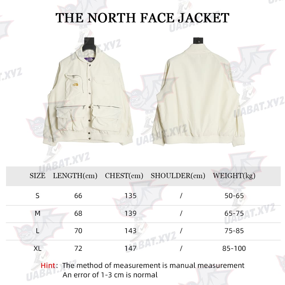 THE NORTH FACE 紫色标签多口袋功能性复古工作夹克