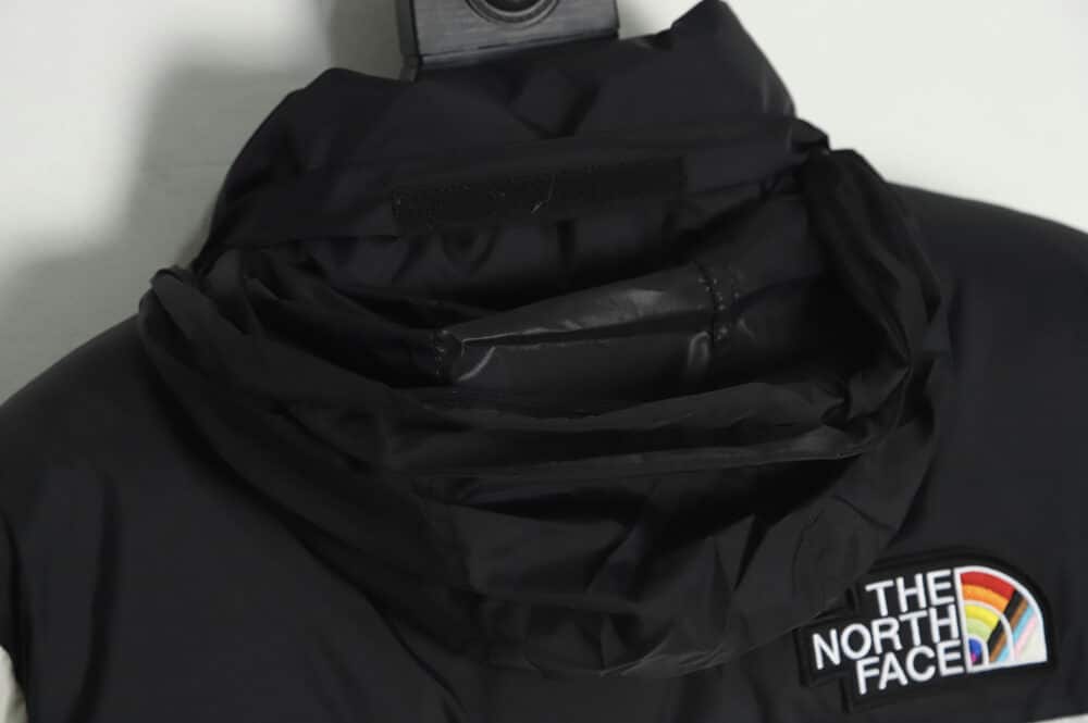 The North Face 22 秋冬 1996 复古 Nuptse Pride 夹克 700 Puff 彩虹标志刺绣立领拉链羽绒服