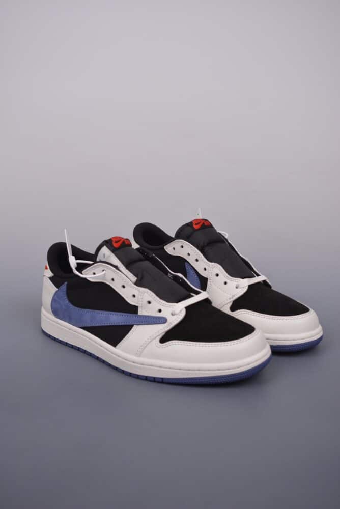 倒钩, Nike, AJ1, AJ, Air Jordan 1 Low, Air Jordan 1, Air Jordan - Nike Air Jordan 1 Low OG SP AJ1闪电藤原浩 鬼脸三方联名倒钩 鞋子 高帮 原厂头层皮料 原厂皮拼接 原档案开发 原盒原标 采购原厂材料 官方货号：DM7866 040CF