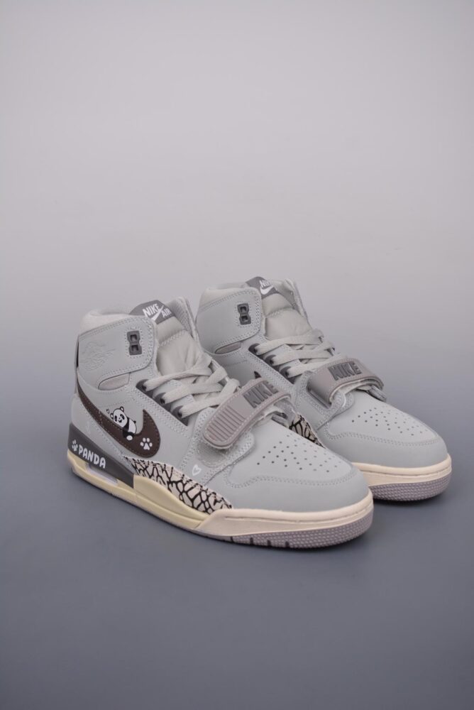 运动鞋, 篮球鞋, 球鞋, Jordan Legacy 312, Jordan, Air Jordan 1, Air Jordan - Air Jordan Legacy 312 涂鸦手绘 高邦篮球鞋 灰色 货号: AV3922 002SL