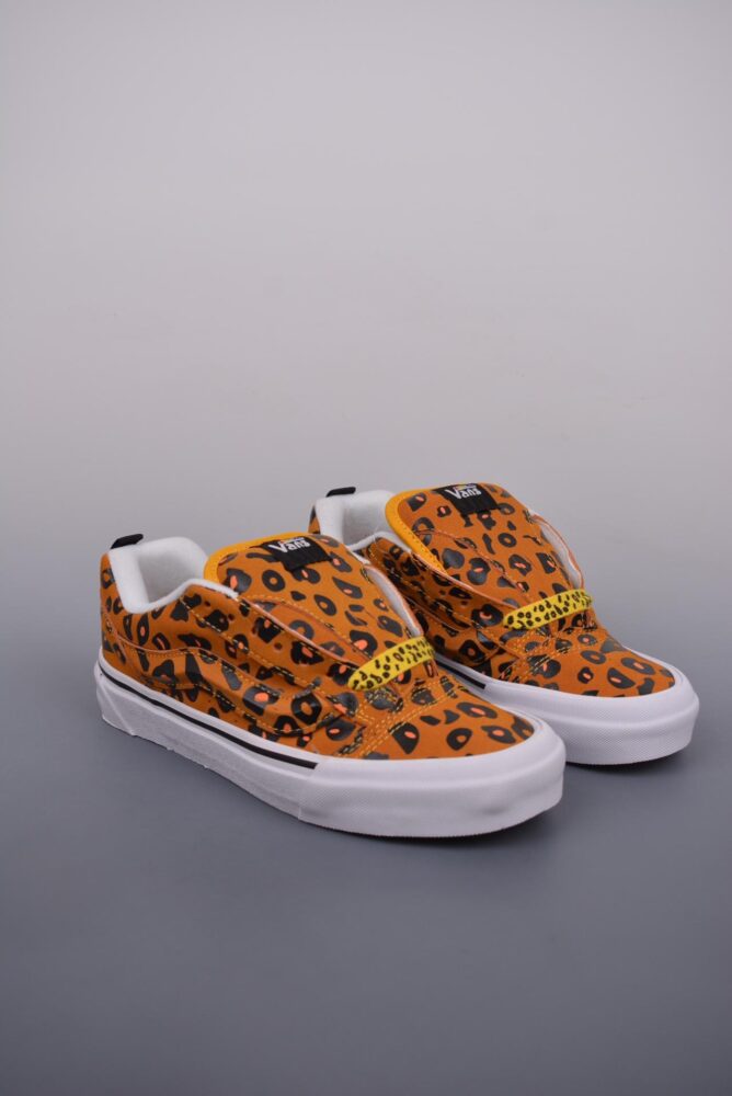 运动鞋, Vans Knu Skool, Vans, Knu Skool - Imran Potato x Vans Knu Skool 黄色豹纹面包鞋 货号：VN0A7Q5JB3G