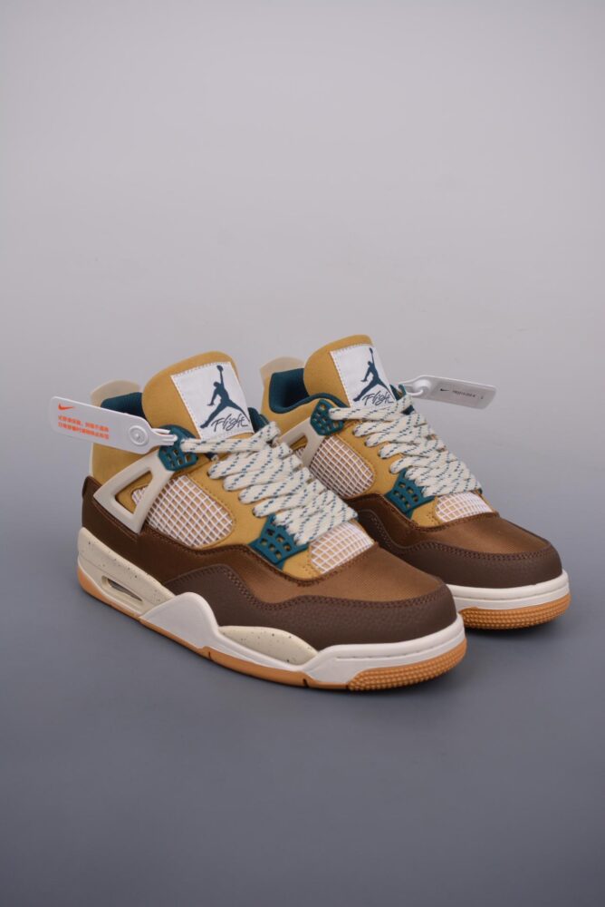 篮球鞋, 球鞋, RO, Jordan, Air Jordan 4 Retro, Air Jordan 4, Air Jordan - Air Jordan 4 retro 棕白 品牌：Air Jordan 系列：4 retro 鞋子类型：篮球鞋 颜色：棕白 货号：FB2214 200SL