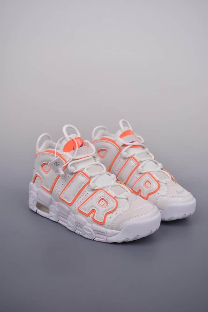 运动鞋, 篮球鞋, 球鞋, Air More Uptempo - Air More Uptempo 白橙 高帮篮球鞋 货号：DH4968 100HS