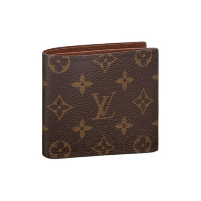 LOUIS VUITTON Marco Wallet 经典老花涂层帆布 现代优雅 实用便携 钱包 女款 棕色