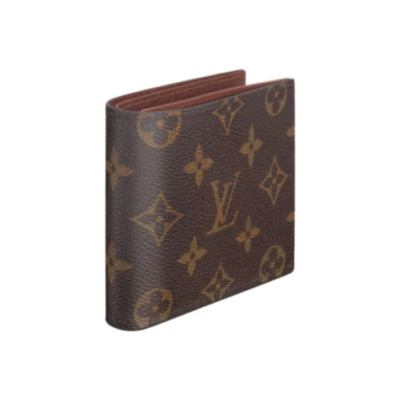 LOUIS VUITTON Marco Wallet 经典老花涂层帆布 现代优雅 实用便携 钱包 女款 棕色