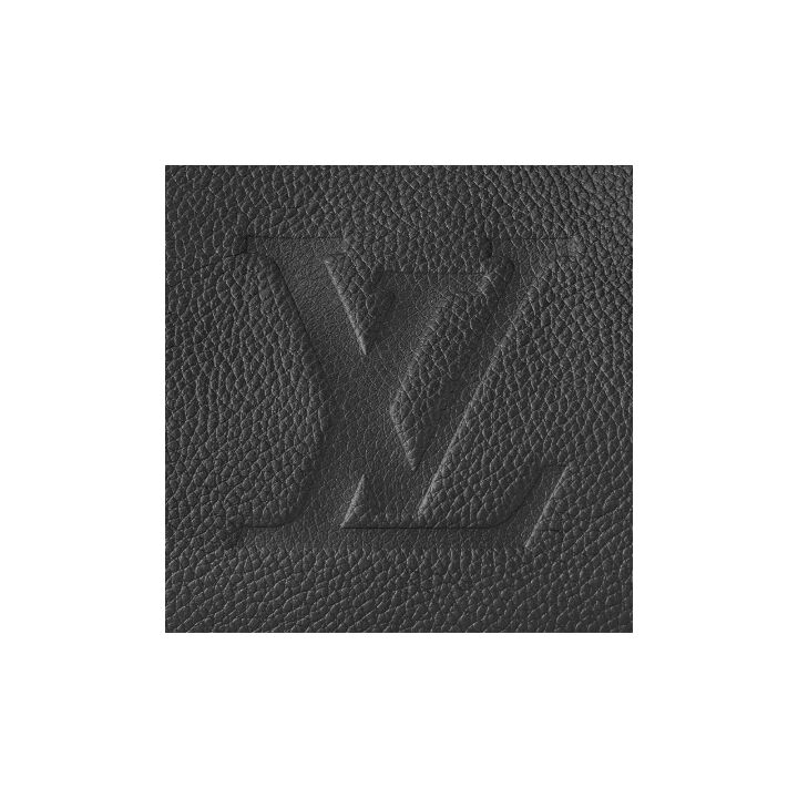 LOUIS VUITTON Moon 可调节肩带拉链开合压纹 软粒面牛皮 手提单肩包 迷你 女款 黑色