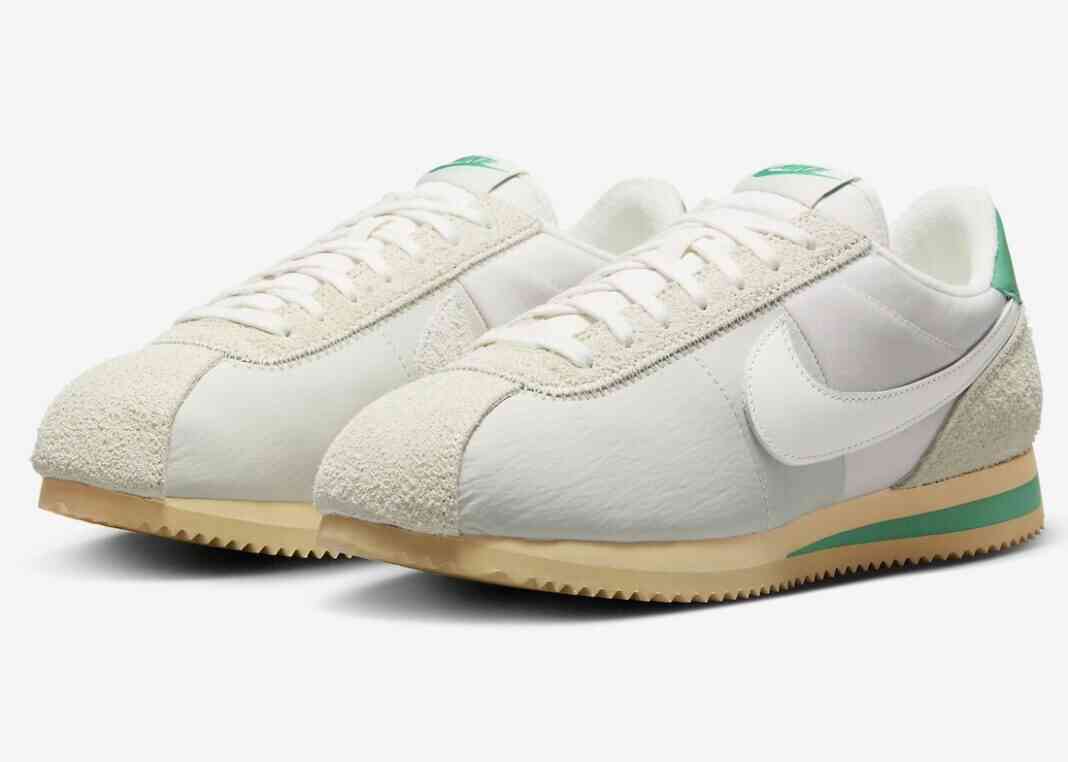 PE, Nike Cortez, Nike, KD - 耐克Cortez推出了帆白色和体育场绿色的型号