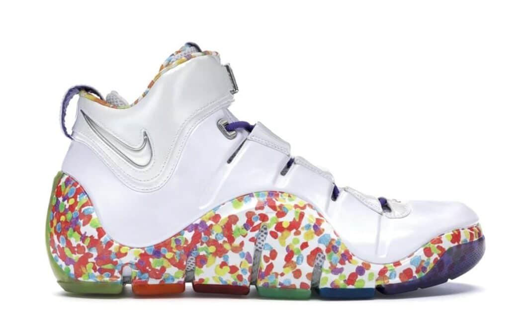 运动鞋, 篮球鞋, 球鞋, 勒布朗, Nike LeBron 4 Fruity Pebbles, Nike LeBron 4 - 2024年2月发布：耐克勒布朗4代“水果石头”款