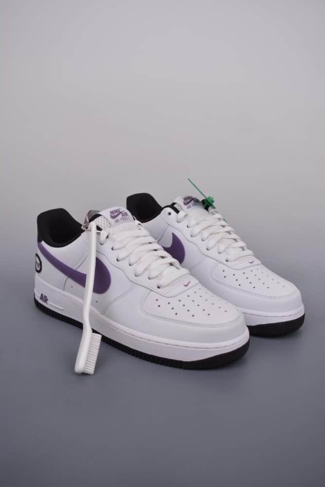 Nike Air Force 1 Low, Nike Air Force 1, Nike, Air Force 1 Low, Air Force 1 - 品牌：Nike
系列：Air Force 1 Low
鞋子类型：低帮
颜色：白紫
货号：DH7440 100WK