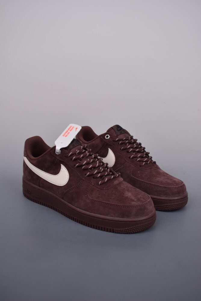 Nike Air Force 1 Low, Nike Air Force 1, Nike, Air Force 1 Low, Air Force 1 - Nike Air Force 1 Low 麂皮棕 货号：CW2288 111K