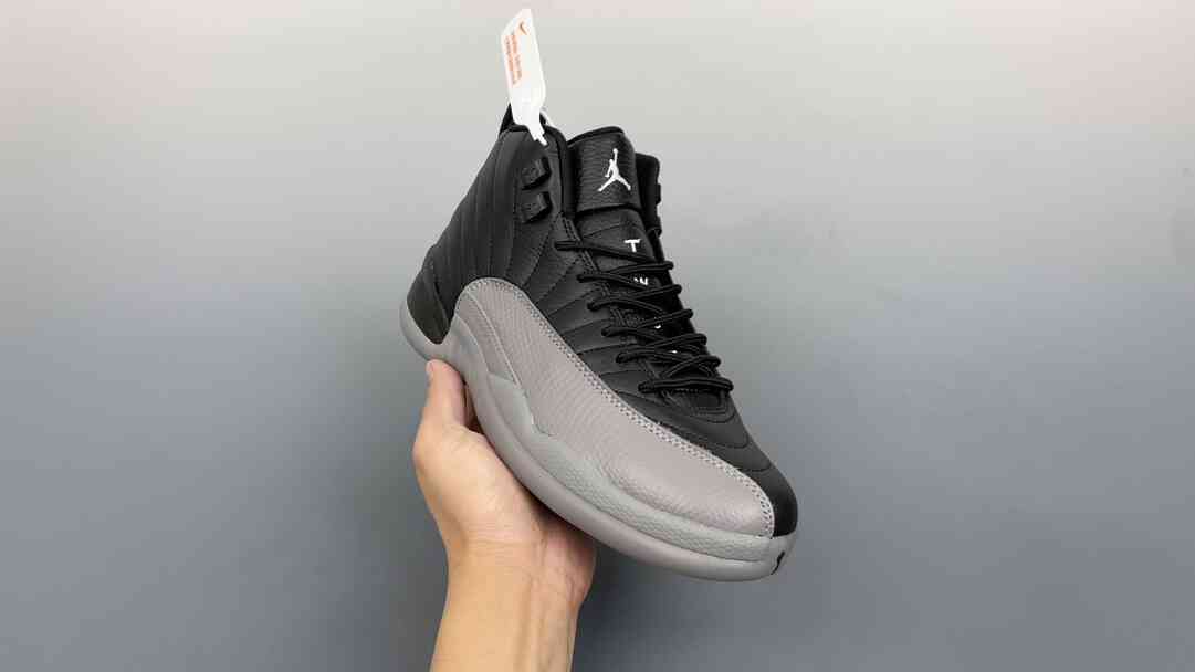 篮球鞋, 球鞋, Black, AJ12, AJ1, AJ - 乔丹 AJ12 Black Wolf Grey 篮球鞋 货号：无