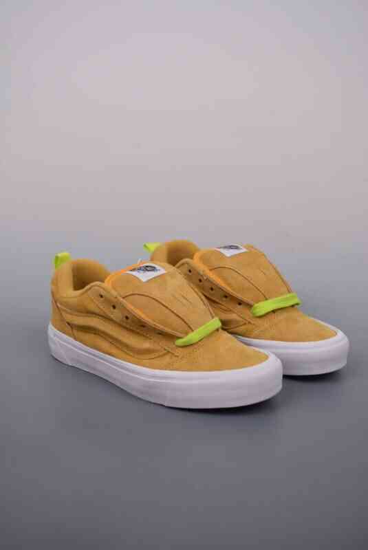 Vans Knu Skool, Vans, Knu Skool, KD - Vans Knu Skool 面包鞋 果柚绿 橙黄 货号：VN0009QC2LN