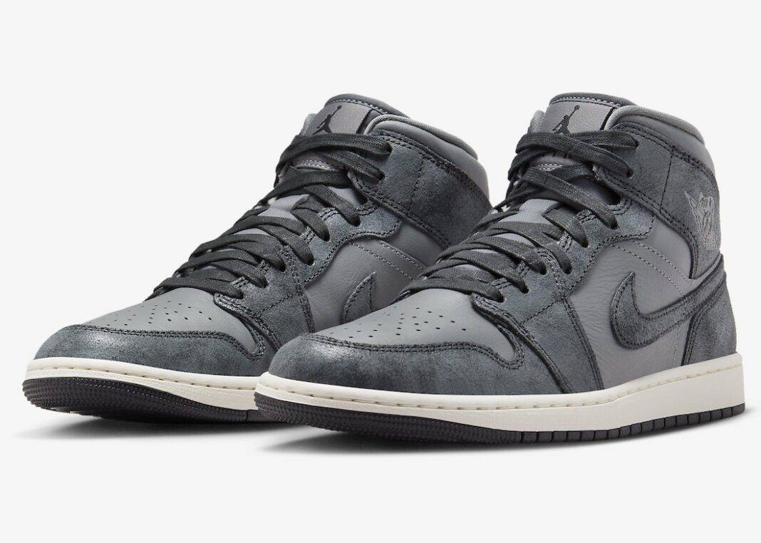 Jordan, Air Jordan 1 Mid, Air Jordan 1, Air Jordan - Air Jordan 1 Mid SE “Smoke Grey” 现已上市（2024年1月）