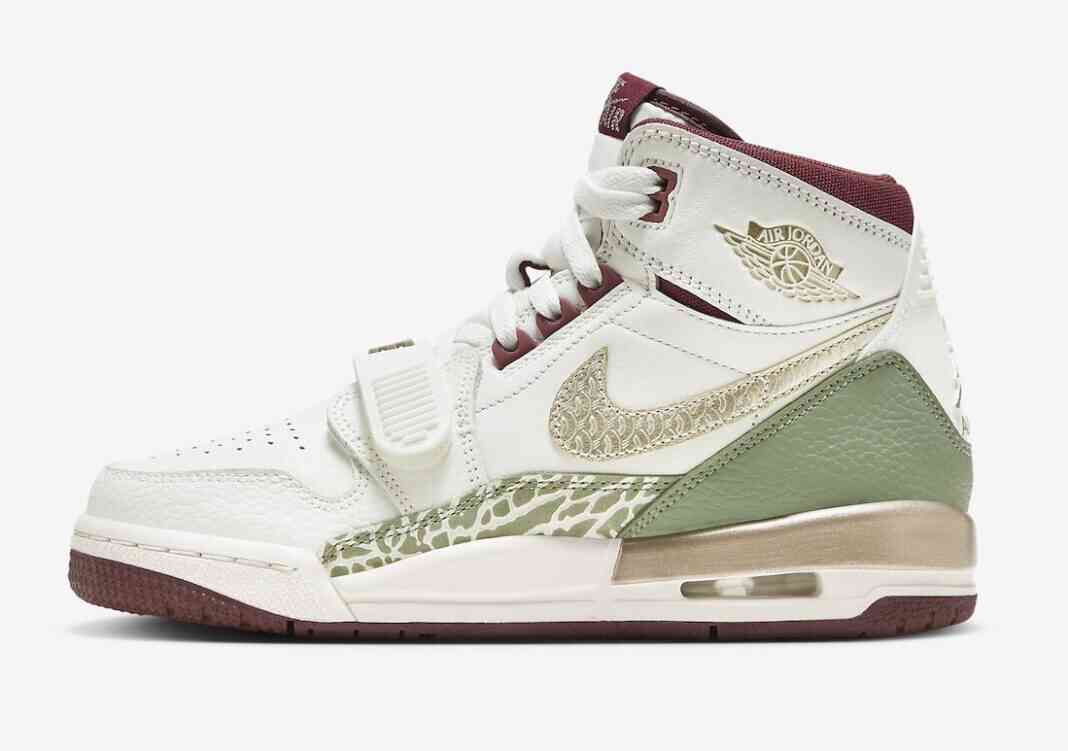 运动鞋, Nike, Jordan Legacy 312, Jordan, GS - 2024年一月发售的是Jordan Legacy 312 GS“中国新年”系列