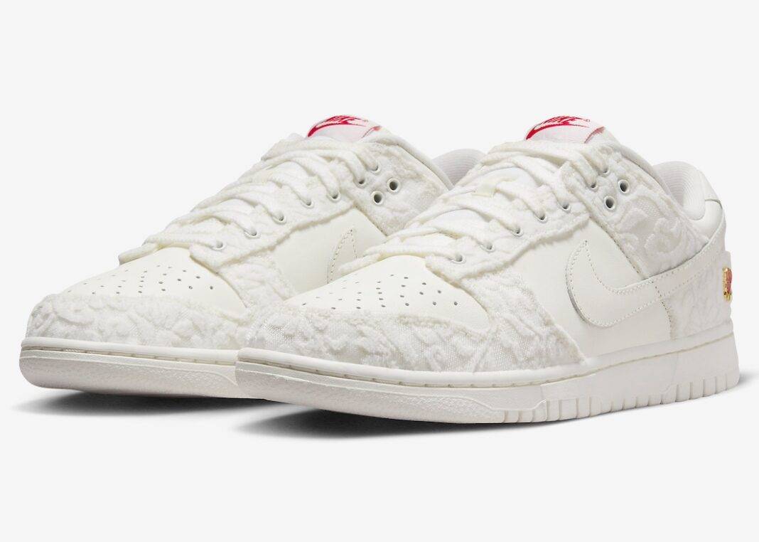 运动鞋, 耐克运动鞋, 情人节, Nike Dunk Low, Dunk Low, Dunk - 2024年3月，耐克Dunk Low“Give Her Flowers”鞋款上市